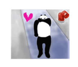 Angry Smart Panda sticker #7856263