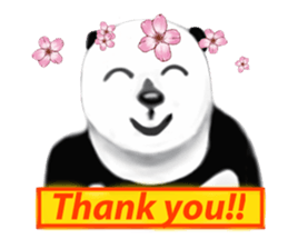 Angry Smart Panda sticker #7856266