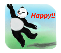 Angry Smart Panda sticker #7856268