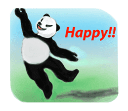 Angry Smart Panda sticker #7856268