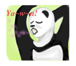 Angry Smart Panda sticker #7856272