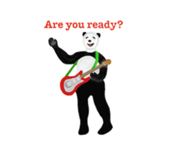 Angry Smart Panda sticker #7856275