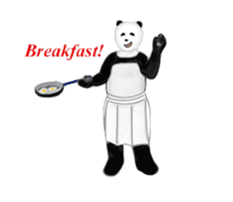 Angry Smart Panda sticker #7856277