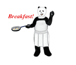 Angry Smart Panda sticker #7856277