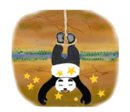 Angry Smart Panda sticker #7856279