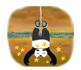 Angry Smart Panda sticker #7856279