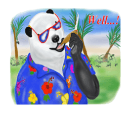 Angry Smart Panda sticker #7856280