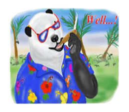 Angry Smart Panda sticker #7856280