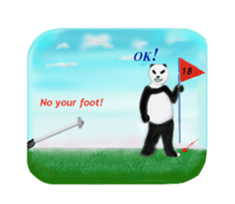 Angry Smart Panda sticker #7856283