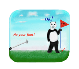 Angry Smart Panda sticker #7856283