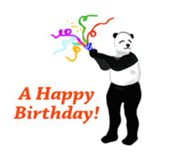 Angry Smart Panda sticker #7856288