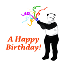 Angry Smart Panda sticker #7856288