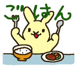 mofumofu rabbits 2 sticker #7856756