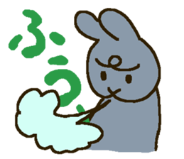 mofumofu rabbits 2 sticker #7856763