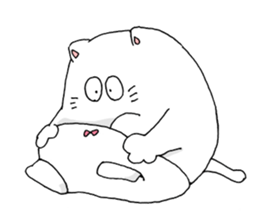 Taro in panties sticker #7857394