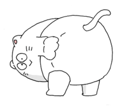 Taro in panties sticker #7857396