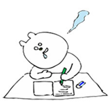 Daily lives of bear 2.5 sticker #7857660