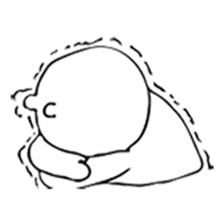 Daily lives of bear 2.5 sticker #7857664