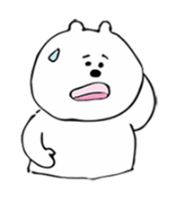 Daily lives of bear 2.5 sticker #7857667