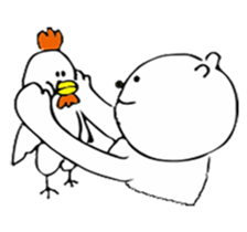 Daily lives of bear 2.5 sticker #7857681