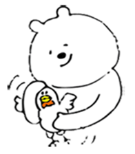 Daily lives of bear 2.5 sticker #7857682