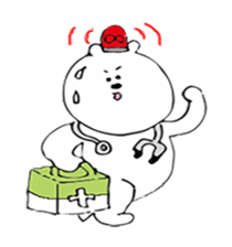 Daily lives of bear 2.5 sticker #7857687