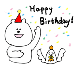 Daily lives of bear 2.5 sticker #7857691