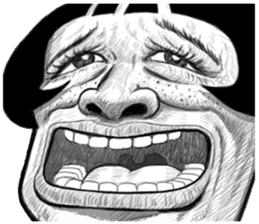 Ugly domineering woman 2 For overseas sticker #7857815