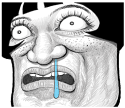 Ugly domineering woman 2 For overseas sticker #7857819