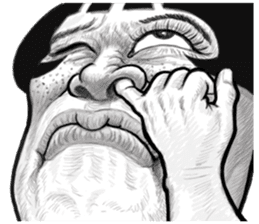 Ugly domineering woman 2 For overseas sticker #7857823