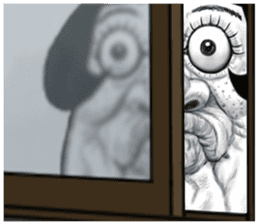 Ugly domineering woman 2 For overseas sticker #7857842