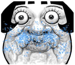 Ugly domineering woman 2 For overseas sticker #7857844