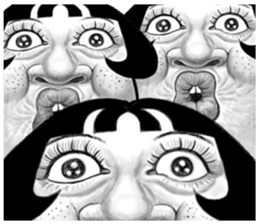 Ugly domineering woman 2 For overseas sticker #7857849