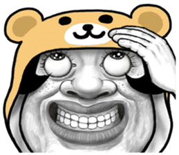 Ugly domineering woman 2 For overseas sticker #7857851