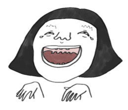 Bugs and girl sticker #7857854