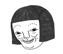 Bugs and girl sticker #7857859