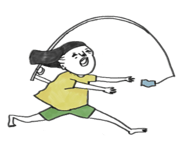 Bugs and girl sticker #7857864