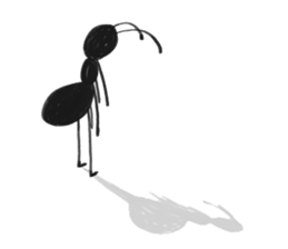 Bugs and girl sticker #7857873