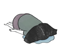 Bugs and girl sticker #7857885