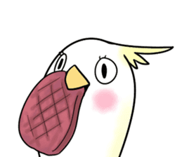 Gluttony The hungry Cockatoo EN sticker #7858368