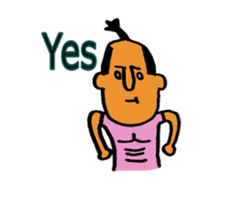 SAMURAI BOY in English sticker #7858376