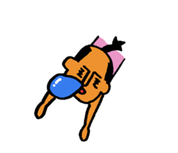 SAMURAI BOY in English sticker #7858405