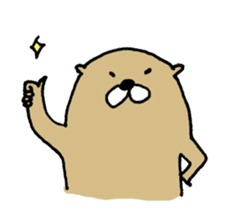 HEALING OTTER sticker #7858494