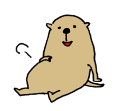 HEALING OTTER sticker #7858524