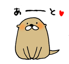 HEALING OTTER sticker #7858529