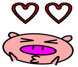 Winnie Chan balloon pig sticker #7860376