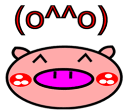Winnie Chan balloon pig sticker #7860378
