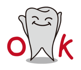 Q tooth sticker #7860882