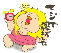 Beautiful pig girl sticker #7860977