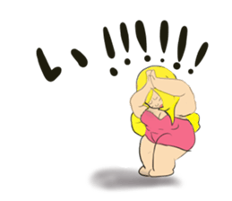 Beautiful pig girl sticker #7860981